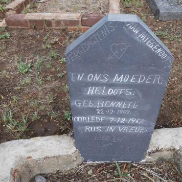 LOOTS H.E. nee BENNETT 1907-1967