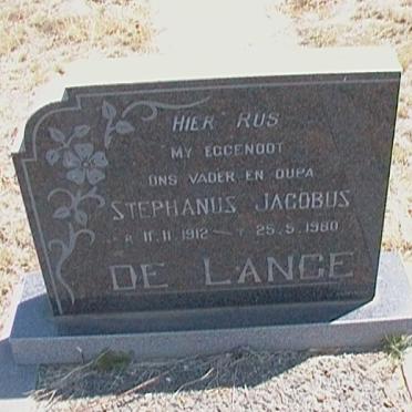 LANGE Stephanus Jacobus, de 1912-1980
