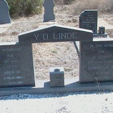 LINDE Jan H., v.d. 1905-19?4 &amp; Cornelia M. 1912-1981
