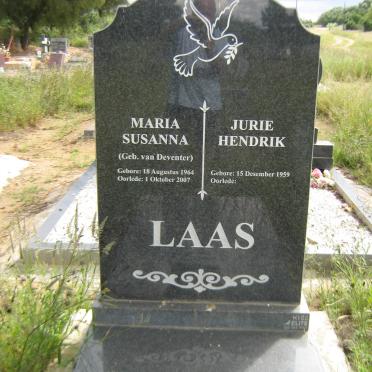 LAAS Jurie Hendrik 1959- &amp; Maria Susanna VAN DEVENTER 1964-2007