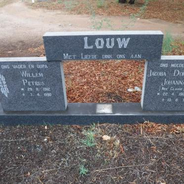 LOUW Willem Petrus 1912-1990 &amp; Jacoba Dorothea Johanna CLAASE 1913-1988