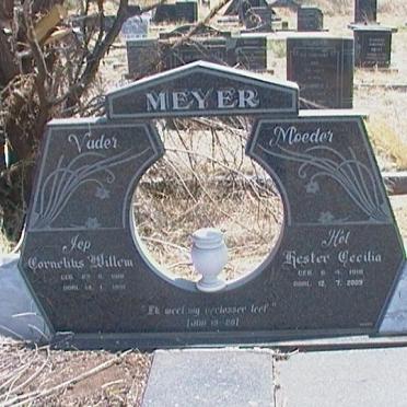 MEYER Cornelius Willem &amp; Hester Cecilia