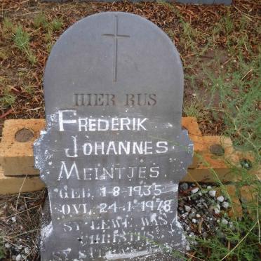 MEINTJES Frederik Johannes 1935-1978