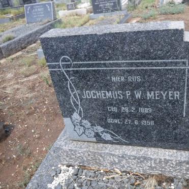 MEYER Jochemus P.W. 1889-1958