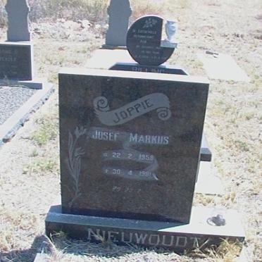 NIEUWOUDT Josef Markus 1958-1981