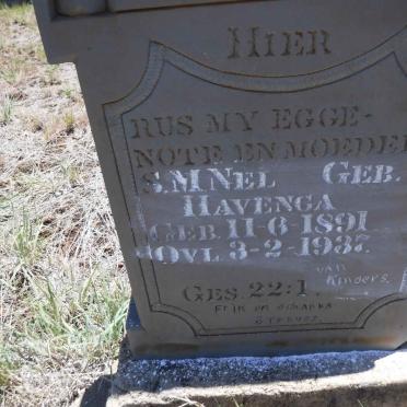 NEL S.M. nee HAVENGA 1891-1937