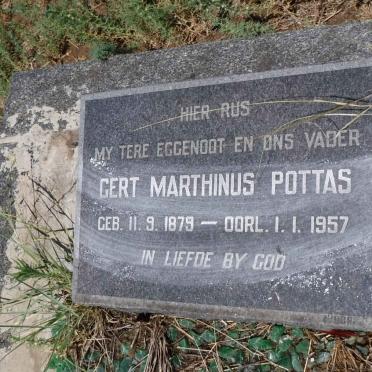 POTTAS Gert Marthinus 1879-1957