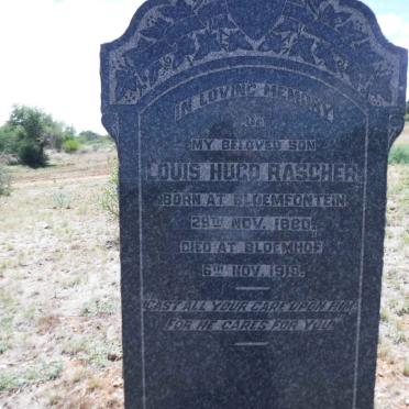 RASCHER Louis Hugo 1880-1918