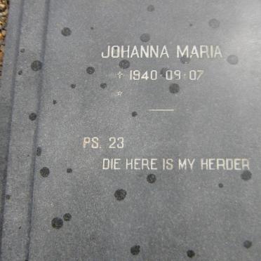 ROOYEN Frederik Johannes, van 1938-1999 &amp; Johanna Maria 1940-