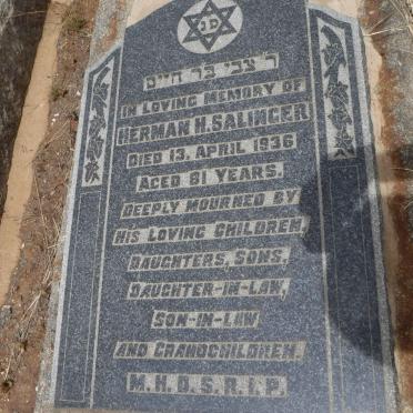 SALINGER Herman H. -1936