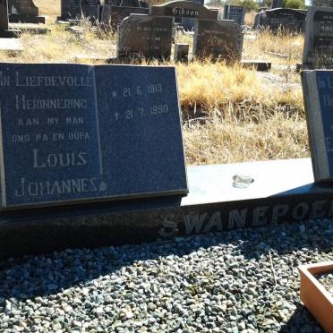 SWANEPOEL Louis Johannes 1913-1990 &amp; Emmerentia Fredrika 1915-2005