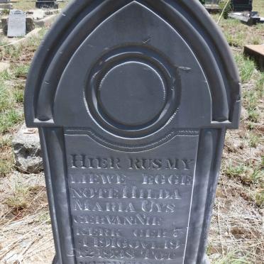 UYS Hilda Maria nee VAN NIEKERK 1916-1938