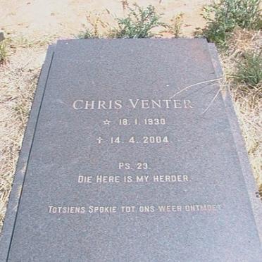 VENTER Chris 1930-2004