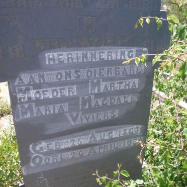 VIVIERS Martha Maria Magdalena 1863-1934