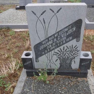 VILJOEN Johanna H.G. nee DU PLESSIS 1914-1976