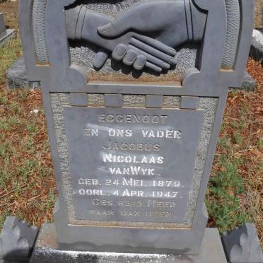WYK Jacobus Nicolaas, van 1879-1947