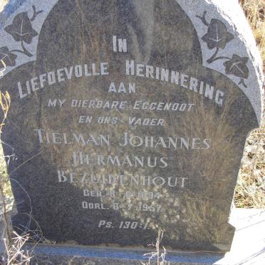 BEZUIDENHOUT Tielman Johannes Hermanus 1894-1957