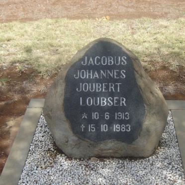 LOUBSER Jacobus Johannes Joubert 1913-1983