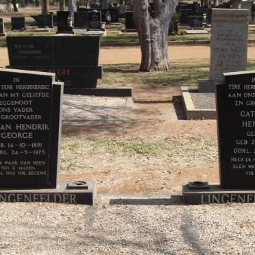 LINGENFELDER Johan Hendrik George 1891-1975 & Catharina Hendrina ROUX 1906-1983