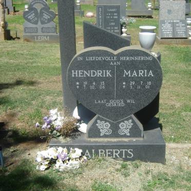 ALBERTS Hendrik 1915-2006 &amp; Maria 1918-2001