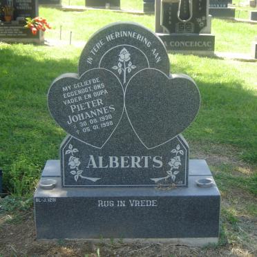 ALBERTS Pieter Johannes 1930-1998