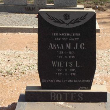 BOTES Anna M J C