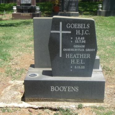 BOOYENS H.J.C. 1948-1996 &amp; H.E.L. 1953