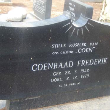 BEZUIDENHOUT Coenraad Frederik 1942-1979