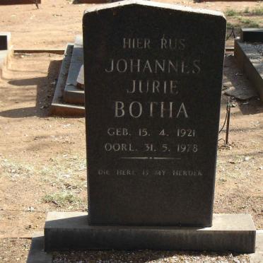 BOTHA Johannes Jurie 1921-1978