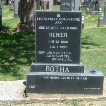 BOTHA Renier 1940-1999
