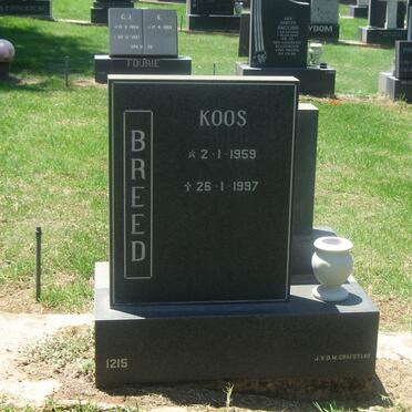 BREED Koos 1959-1997