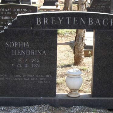 BREYTENBACH Sophia Hendrina