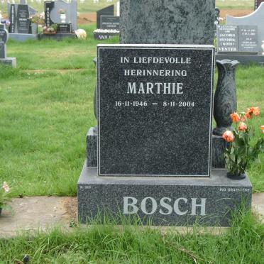 BOSCH Marthie 1946-2004