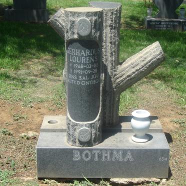 BOTHMA Gerhardus Lourens 1968-1991