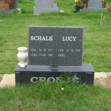 CRONJE Schalk 1927-2005 &amp; Lucy 1928-