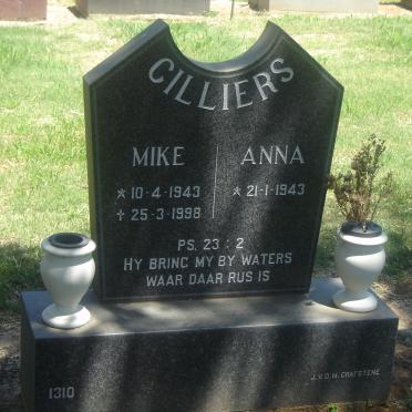 CILLIERS Mike 1943-1998 &amp; Anna 1943-