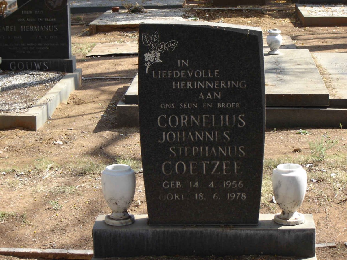 COETZEE Cornelius Johannes Stephanus