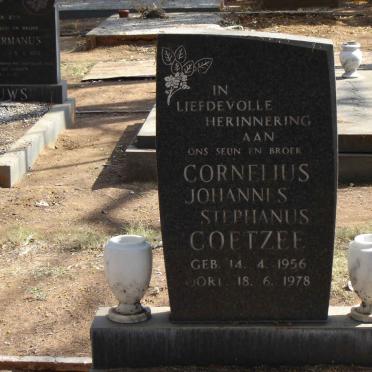 COETZEE Cornelius Johannes Stephanus