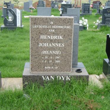 DYK Hendrik Johannes, van 1947-2003