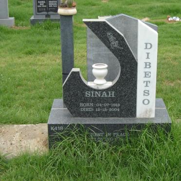 DIBESTO Sinah 1918-2004