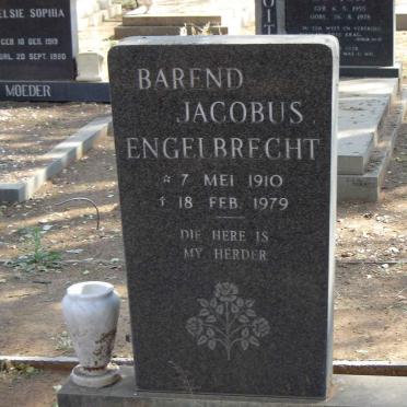 ENGELBRECHT Barend Jacobus.