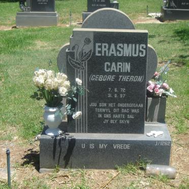 ERASMUS Carin nee THERON 1972-1997