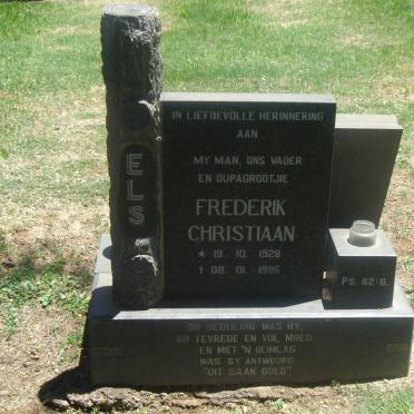 ELS Frederik Christiaan 1928-1995
