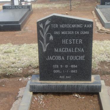 FOUCHE Hester Magdalena Jacoba 1894-1983