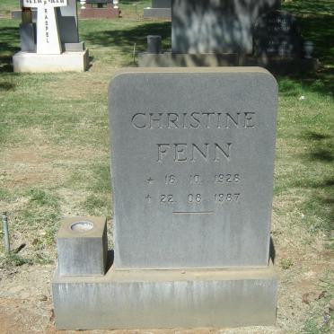 FENN Christine 1928-1987