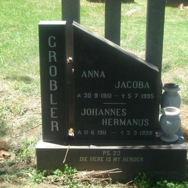 GROBLER Johannes Hermanus 1911-1998 &amp; Anna Jacoba 1910-1995