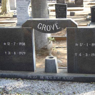 GROVE ?pie 1938-1979 & Ga? 1933-1986