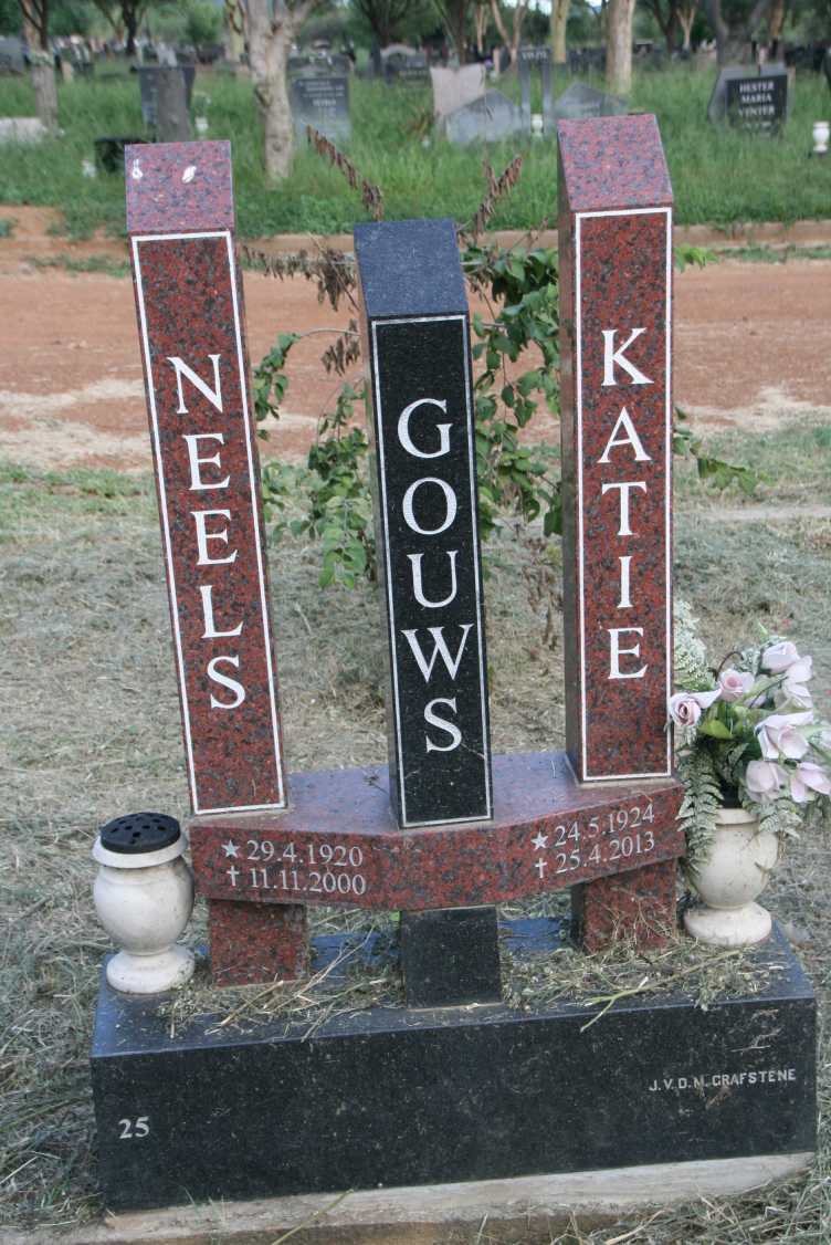 GOUWS Neels 1920-2000 & Katie 1924-2013