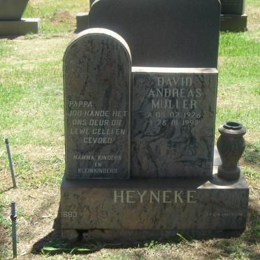 HEYNEKE David Andreas Muller 1926-1992