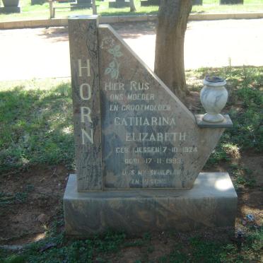 HORN Catharina Elizabeth nee JESSEN 1924-1993